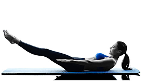 Pilates one hundred exercise
